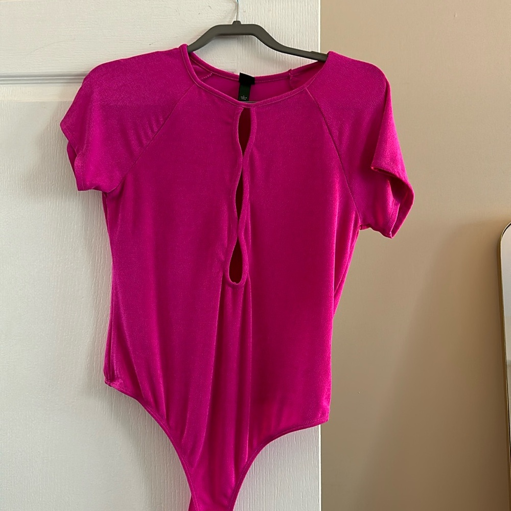 Wild Fable Pink Bodysuit.